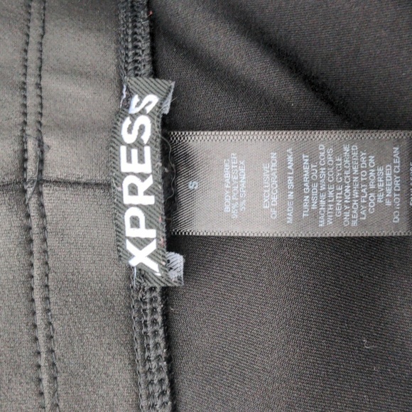 Express Super High Waisted Faux Leather Ankle Leggings S - Picture 4 of 4